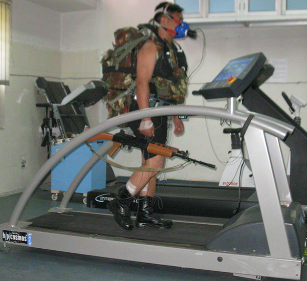 Physiological and EMG Data Collection During Load Carriage Task at 0% at HA1