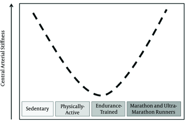 Proposed Scheme for Adaptations of Central Arterial Stiffness According to Endurance Training Level