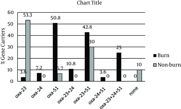 Distribution of Oxacillinase Genes in Imipenem-Resistant Burn and Non-Burn Isolates of Acinetobacter baumannii