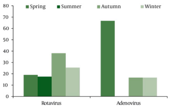 Seasonal Distribution of Infections Caused by Adenovirus and Rotavirus