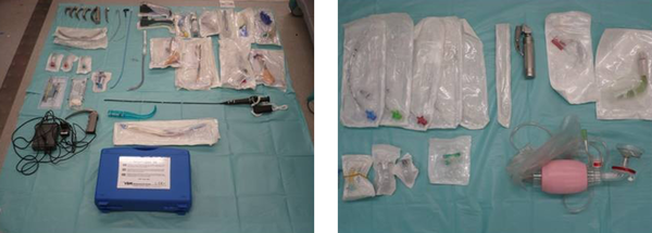 Airway Devices, Left Adult and Right Pediatric
