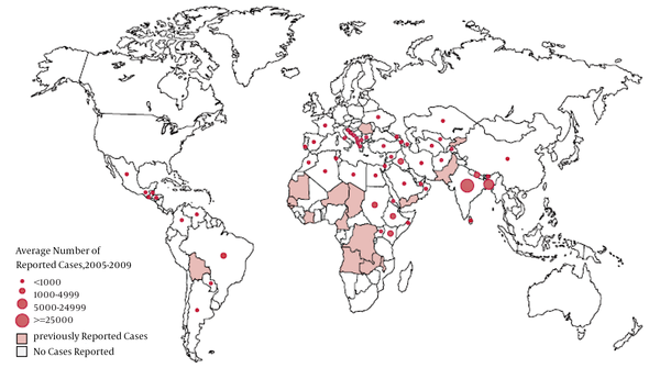 Distribution of Visceral Leishmaniasis Worldwide (8)