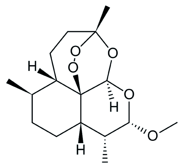 Chemical Structure Formula of Artemether