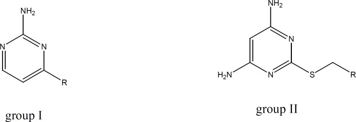 Chemical structure of the synthesized compounds