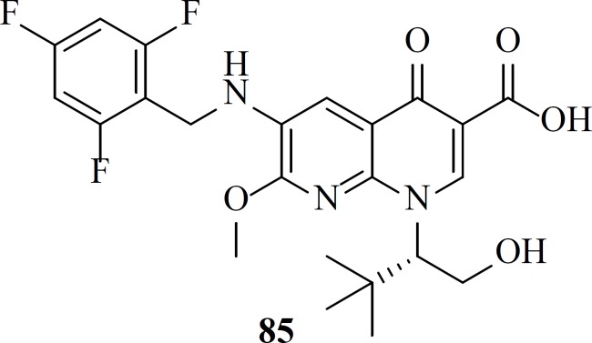 PFV IN active site in committed and drug-bound states (derived from 122