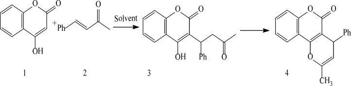 Synthesis of Warfarin and ring-closing derivative of it via a Michael reaction