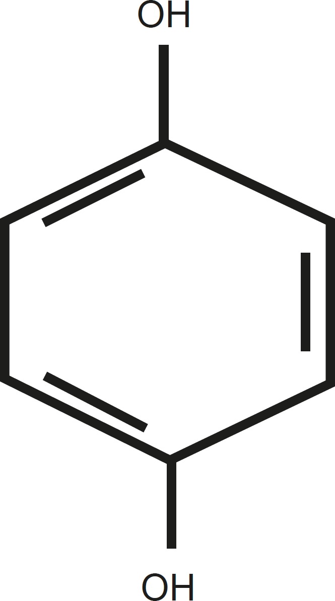 The structure of Hydroquinone
