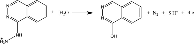 Proposed electrode reaction of Hy-HCl