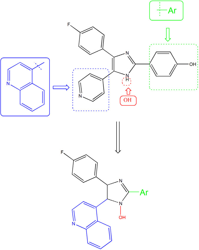 Rationale for the design of 1-hydroxy-2,4,5-triaryl imidazole (5a-5j) as anti-cytokine agents