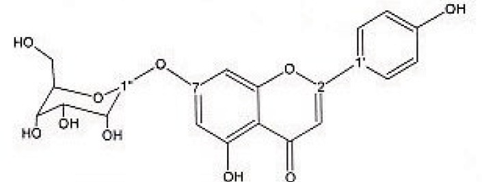 Apigenin 7-O-glucoside.