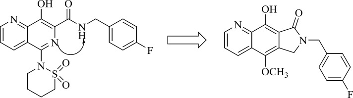 Evolution of N-methylpyrimidone to dihydroxypyrido-pyrazine-1,6-dione
