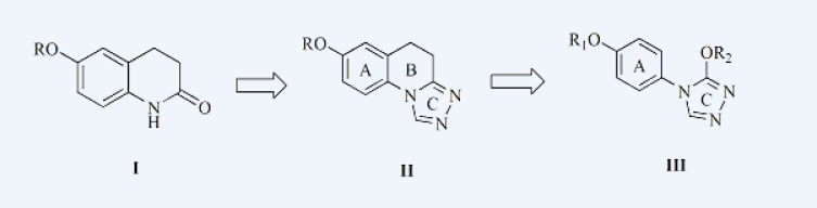 Structure of compounds I, II and III