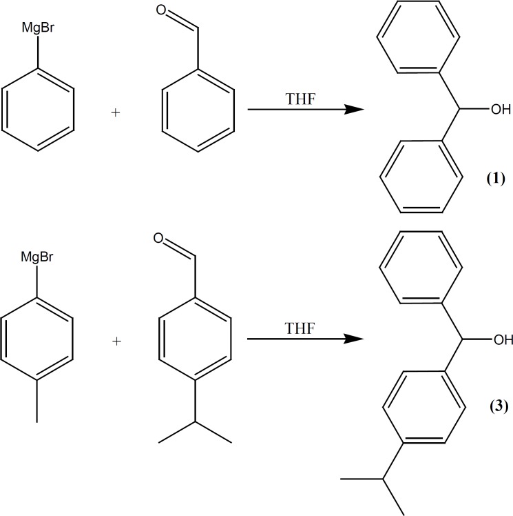 Synthesis of intermediates 1 and 3