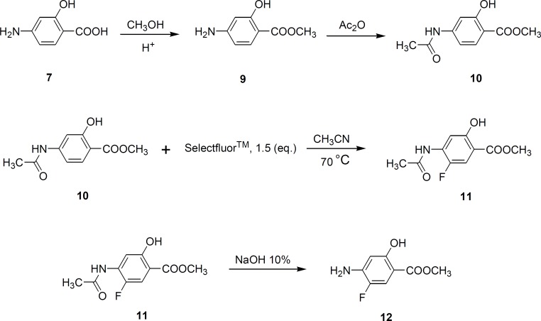 Synthesis of fluorinated analog of thiacetazone