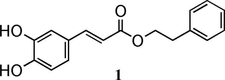 Structure of Caffeic acid phenethyl ester