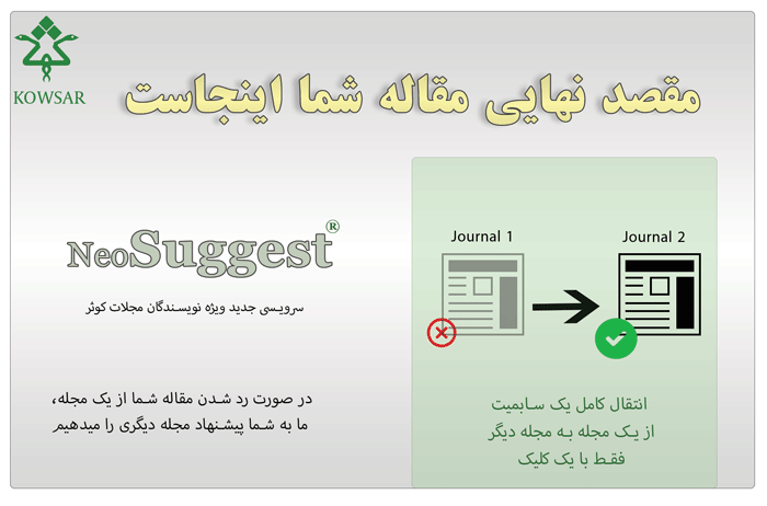NeoSuggest in Kowsar Journals