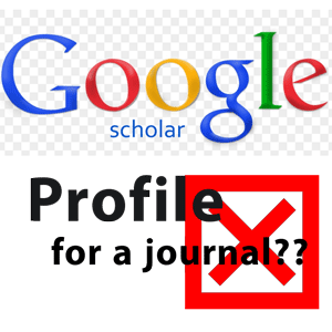 آیا تشکیل پروفایل در گوگل اسکالر برای یک مجله صحیح است؟