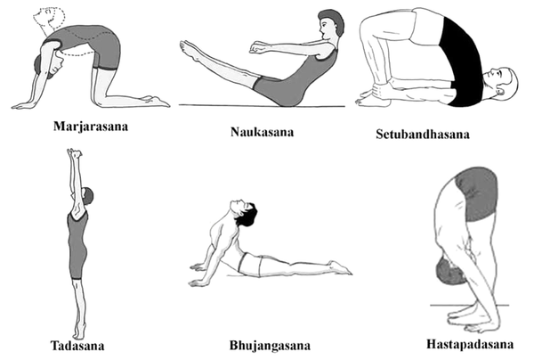 People yoga poses black and white People yoga poses avatars cartoon  character short hair black and white isolated vector  CanStock