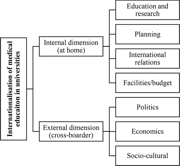 The conceptual model of internationalization based on Iranian medical educator’s perspectives (10)