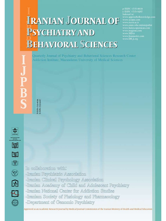 Iranian Journal of Psychiatry and Behavioral Sciences