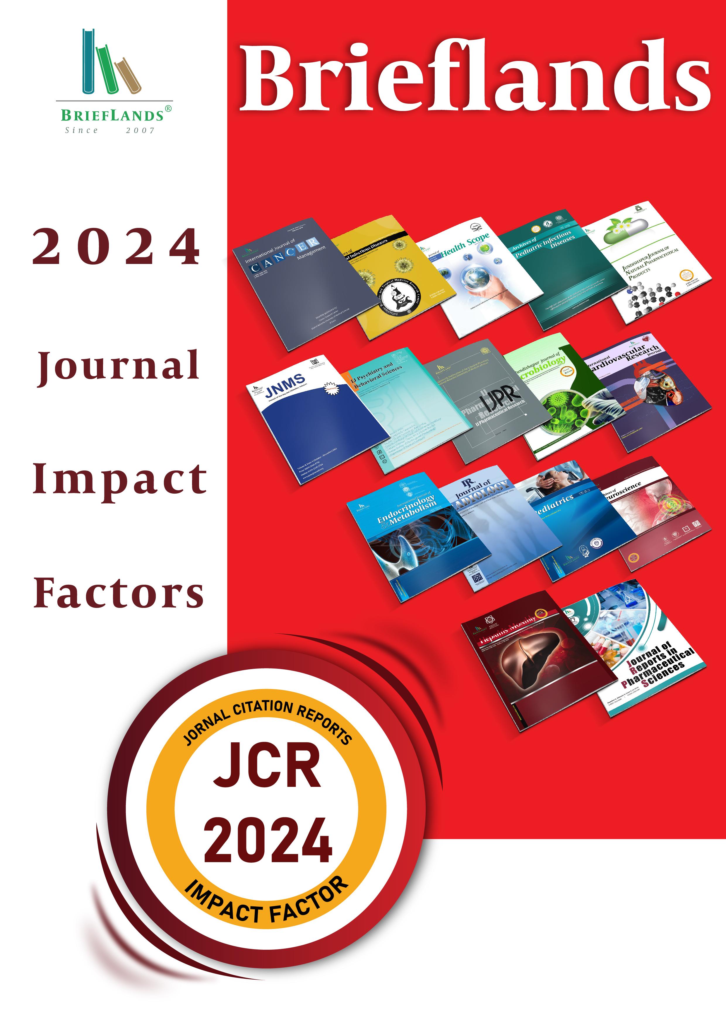 Brieflands, a leading STM (Science, Technology, and Medicine) publisher, is pleased to announce the release of its 2024 Journal Citation Reports (JCR) Impact Factors from Clarivate. This announcement highlights the continued commitment of Brieflands journals to high-quality research and scholarly communication.