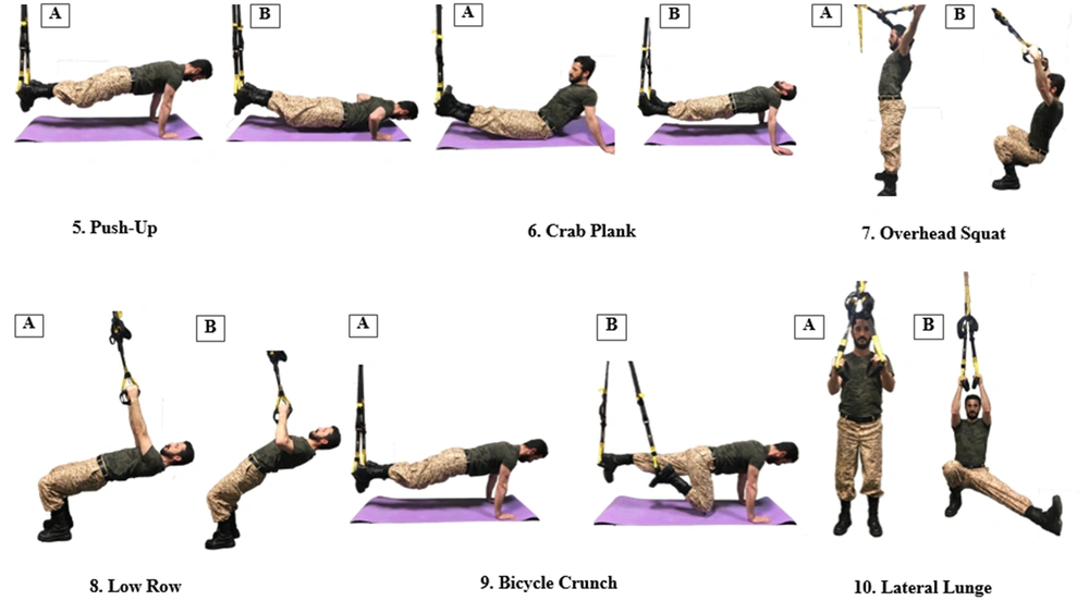Exercises numbers 5 - 10 in weeks 3 - 4 of the improvement phase Exercises numbers 5 - 10 in weeks 3 - 4 of the improvement phase