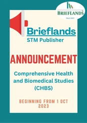 Brieflands is the new publisher of Comprehensive Health and Biomedical Studies (Formerly Health and Medical Research Journal); beginning from 1 Oct 2023