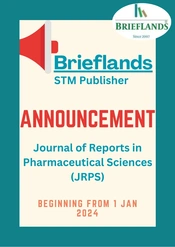 Brieflands is the new publisher of the Journal of Reports in Pharmaceutical Sciences; beginning from 1 Jan 2024