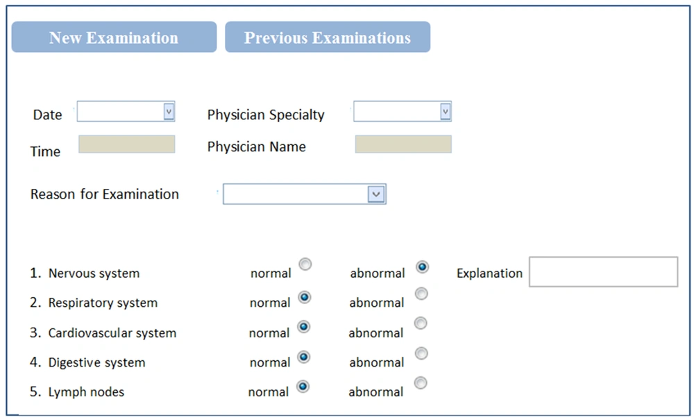 Part of General Physical Examinations Part of General Physical Examinations