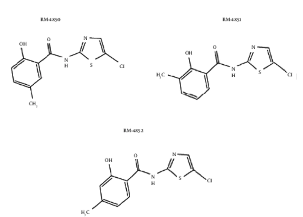Molecules of RM-4850, 4851, and 4852 Molecules of RM-4850, 4851, and 4852