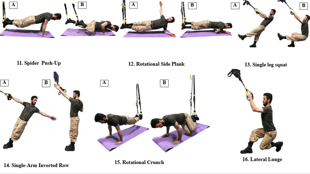 Exercises numbers 11 - 16 in weeks 5 - 6 of the improvement phase Exercises numbers 11 - 16 in weeks 5 - 6 of the improvement phase