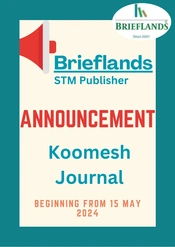 Discover the latest updates as Brieflands STM Publisher takes over the publication of Koomesh Journal, enhancing the reach and impact of multidisciplinary medical research. Submit your work today!