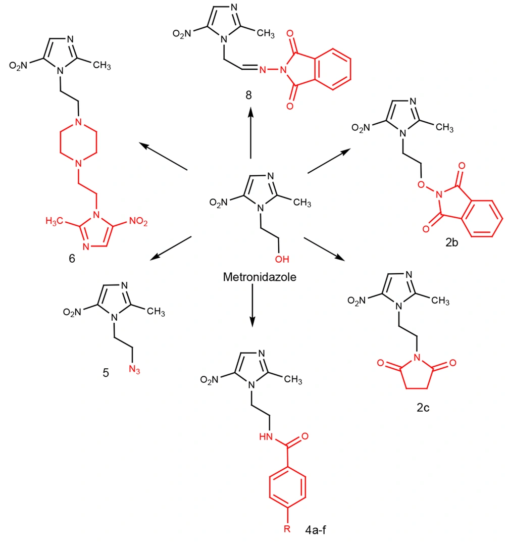 Structure of designed compounds Structure of designed compounds