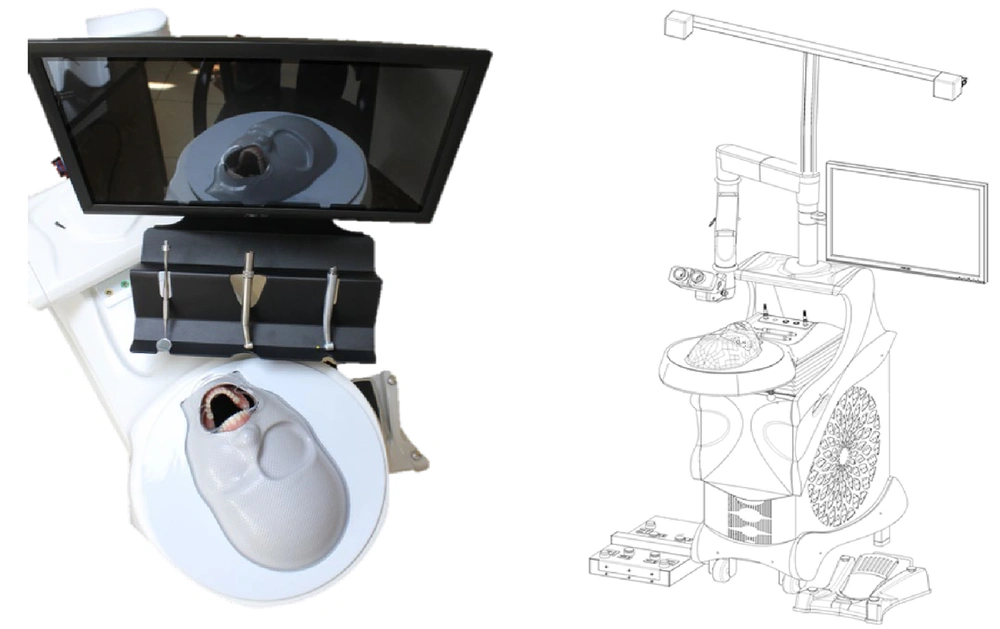 DentaSim virtual reality (VR) simulator DentaSim virtual reality (VR) simulator